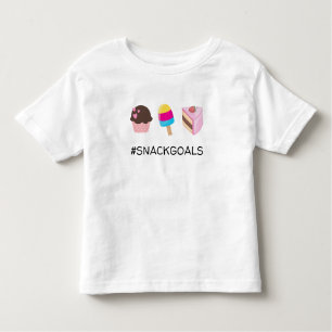 #SNACKGOALS Cupcake Popsicle Cake Slice Toddler T-shirt