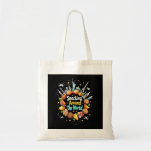 Snacking Around The World Fast Food Travel Travele Tote Bag