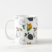 Snacking Bunnies Coffee Mug