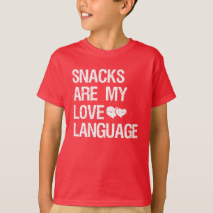 Snacks Are My Love Language, Snacks Lovers T-Shirt