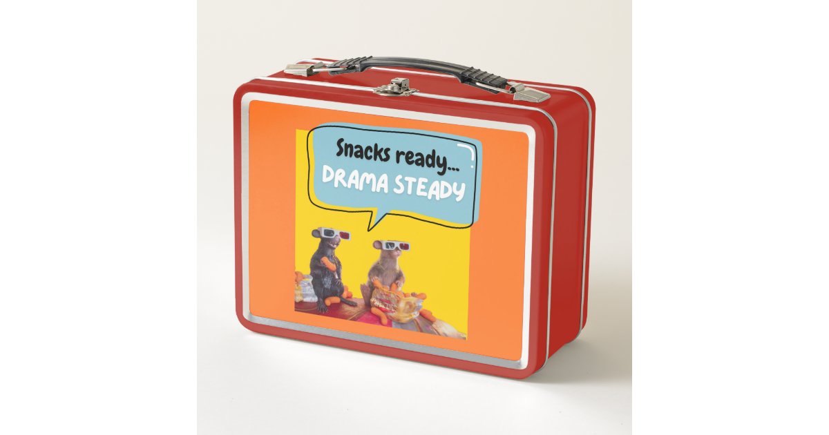 Photo inspiration: Fresh Look at Snacks Ready Drama Steady Metal Lunch Box