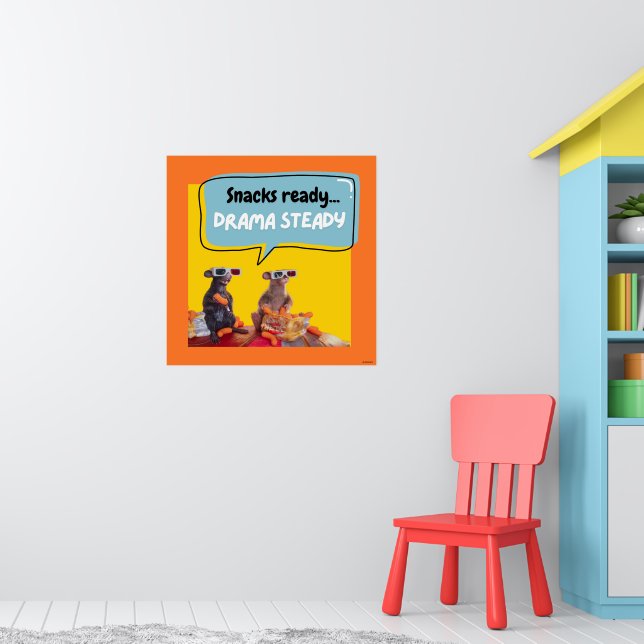 Snacks Ready, Drama Steady Poster (Nursery 1)