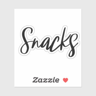 Snacks Storage Sticker