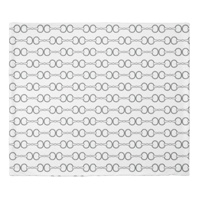 Snaffle Bit Duvet Cover (Front)