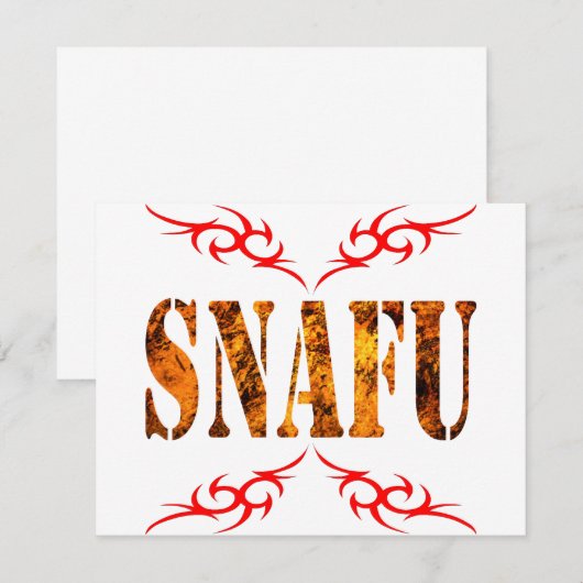 SNAFU (Front/Back)