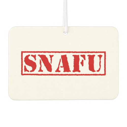 SNAFU AIR FRESHENER