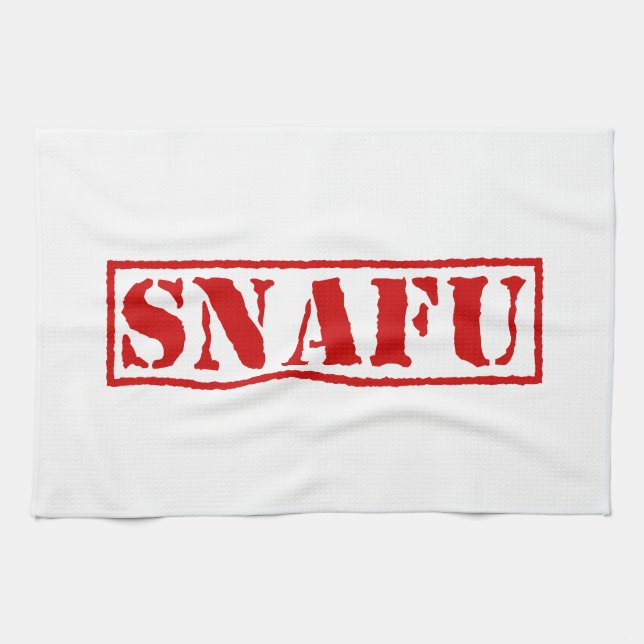 SNAFU KITCHEN TOWEL (Horizontal)