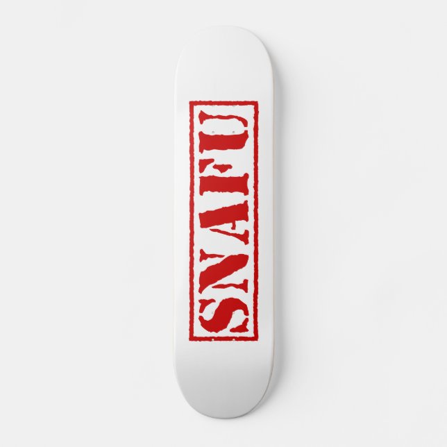 SNAFU SKATEBOARD (Front)