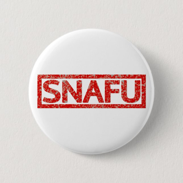 Snafu Stamp Button (Front)