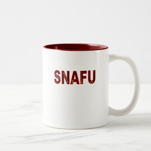 SNAFU Two_Tone COFFEE MUG