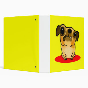 Snaggle Tooth Pug Binder