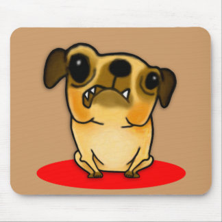 Snaggle Tooth Pug Mouse Pad