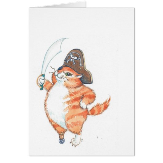 SnaggleToothTom...The Ginger Pirate... Cards (Front)