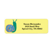Snail Address Labels