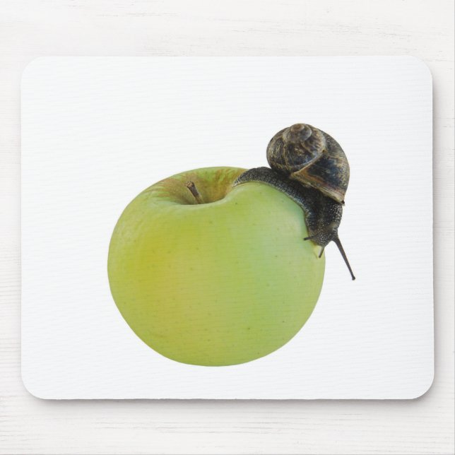 Snail and apple mouse pad (Front)