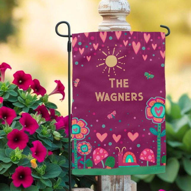 “Snail and Butterflies” Inspirivity Garden Flag (Creator Uploaded)