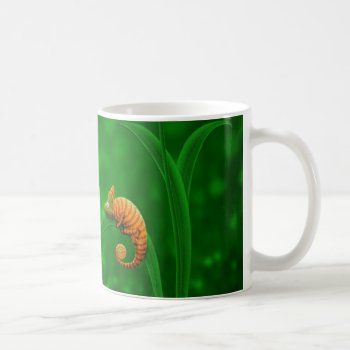 Snail And Chameleon Coffee Mug by vladstudio at Zazzle