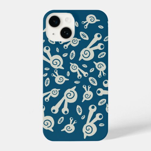 Snail and leaf iPhone case
