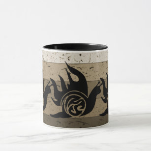 Snail Animal Insects Black Silhouette  Mug