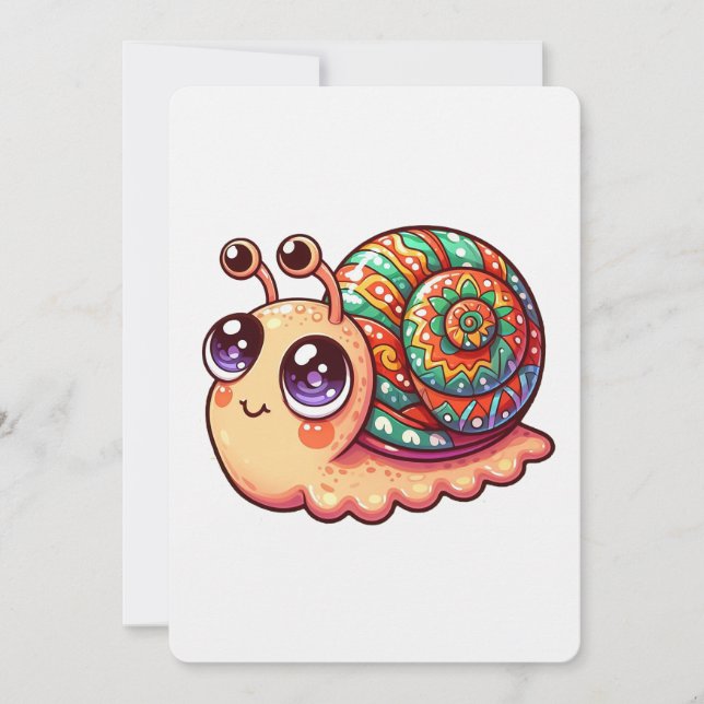 Snail Art Card (Front)