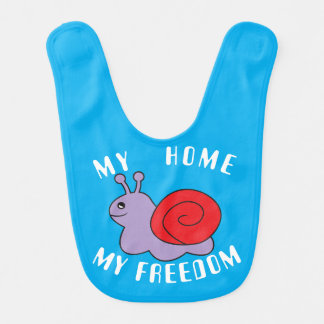 Snail Baby Bib