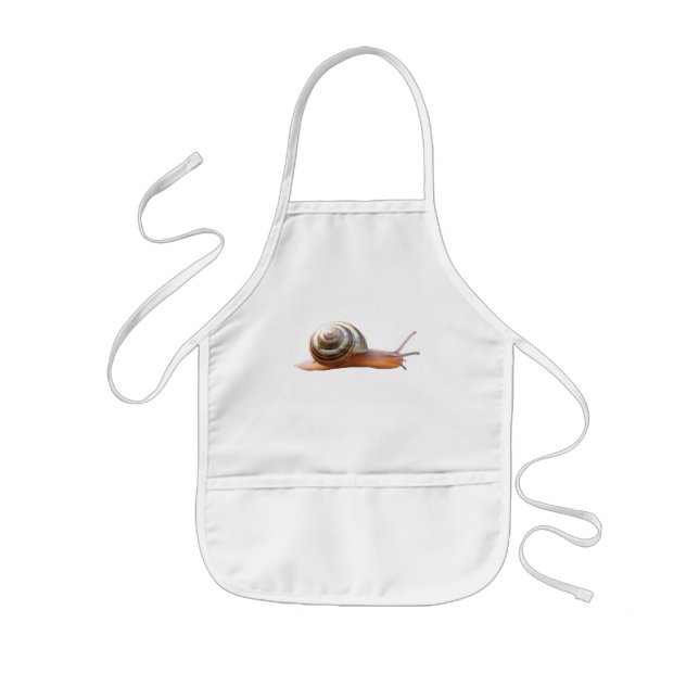 Snail ~ baby bib kids' apron (Front)