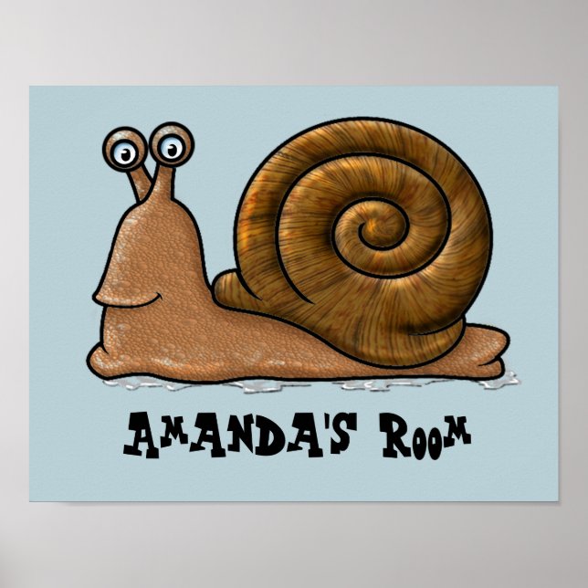 Snail Cartoon Poster (Front)
