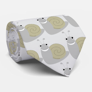 Snail Design Any Colour Background Neck Tie
