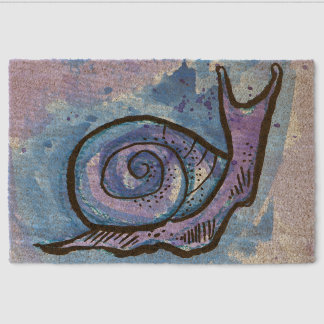 Snail fiber doormat