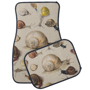Snail Garden Pet Gastropod Slug Botanical Snails Car Floor Mat
