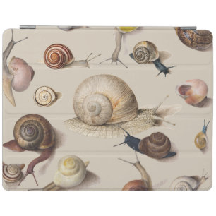 Snail Garden Pet Gastropod Slug Botanical Snails iPad Smart Cover