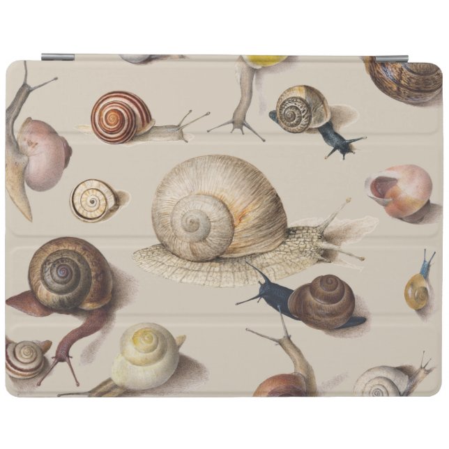Snail Garden Pet Gastropod Slug Botanical Snails iPad Smart Cover (Horizontal)