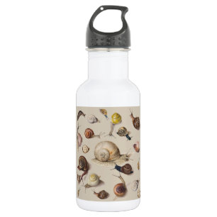 Snail Garden Pet Gastropod Slug Botanical Snails Stainless Steel Water Bottle