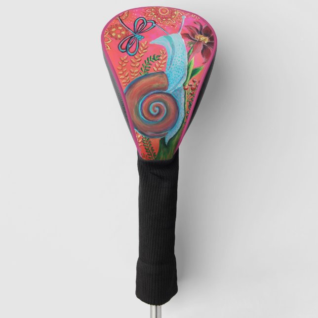 snail     golf head cover (Front)