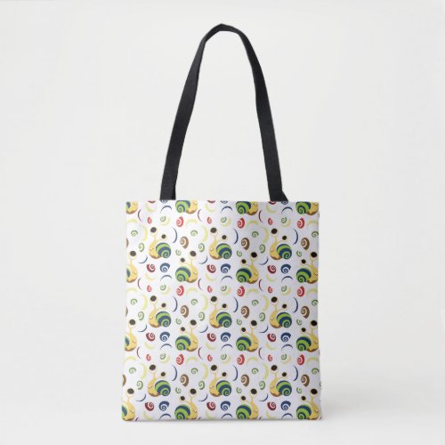 Snail Green Tote Bag