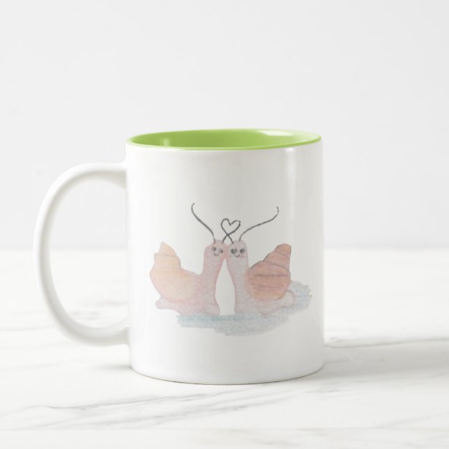 Snail Heart Mug (Left)