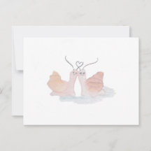 Snail Heart Postcard