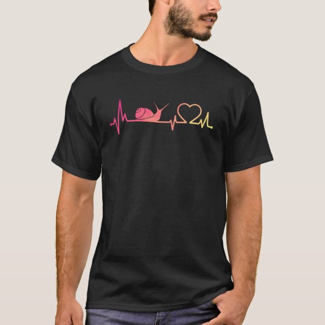 snail heartbeat snails T-Shirt (Front)