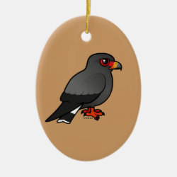 Snail Kite Oval Ornament