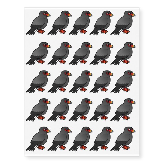 Snail Kite Temporary Tattoos (Front)