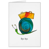 Snail Leaving Card (Front)