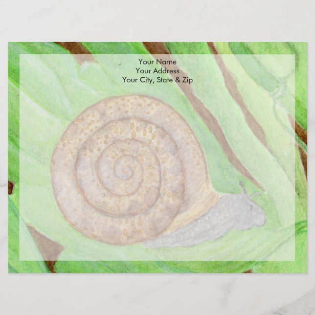 Snail Letterhead (Front)