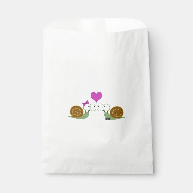 Snail Love Favor Bag (Front)