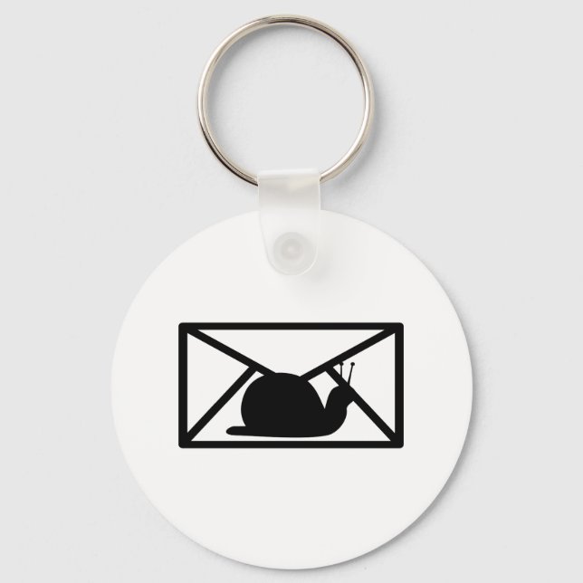 snail mail keychain (Front)