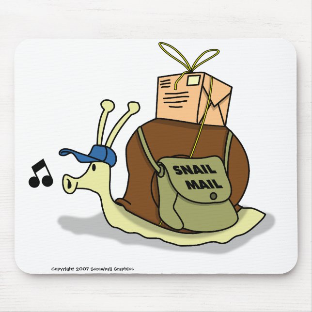Snail Mail Mousepad (Front)