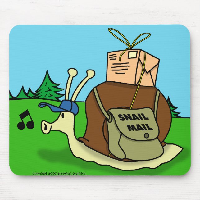 Snail Mail Mousepad (Front)