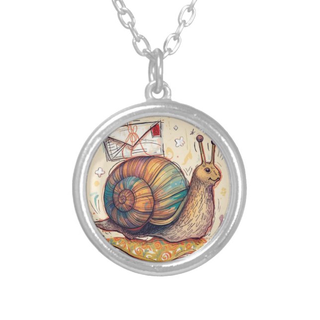 Snail Mail Necklace (Front)