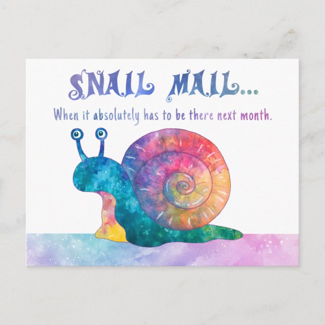 Snail Mail - Postcard (Front)