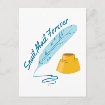 Snail Mail Postcard by Windmilldesigns at Zazzle