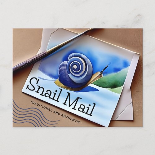 Snail Mail Postcard for Postcrossing